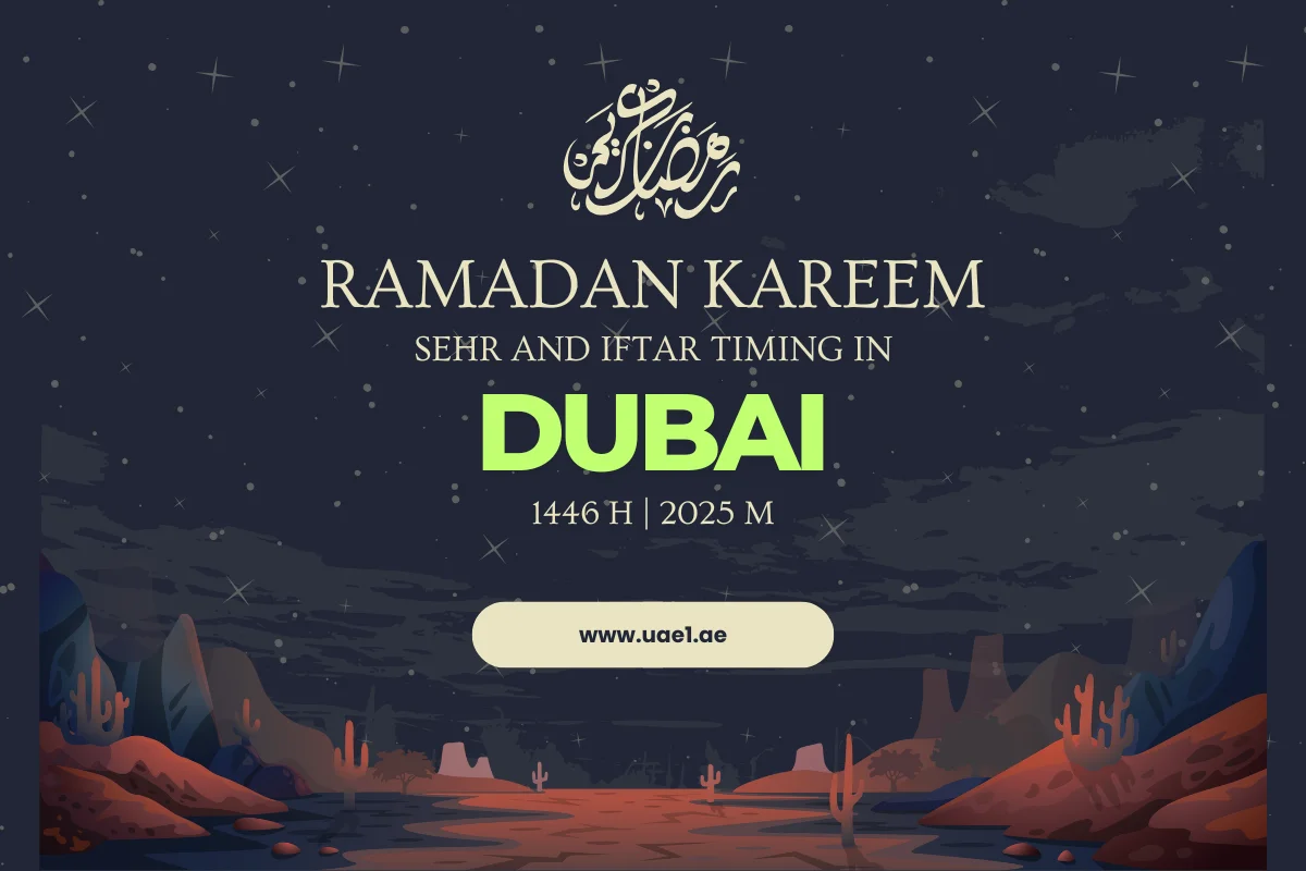 Ramadan Sehr and Iftar Timing In Dubai